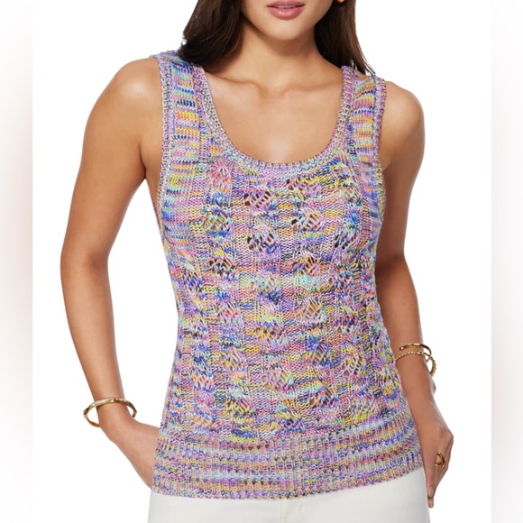 Ramy Brook Maden Knit Tank Top, Size S, Multi-Colored - Picture 1 of 11